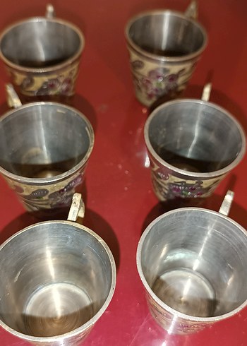 Prinç 6 adet bardak 1 adet güldanlık - Görsel 6