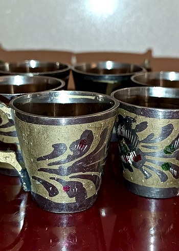 Prinç 6 adet bardak 1 adet güldanlık - Görsel 10