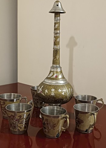 Prinç 6 adet bardak 1 adet güldanlık - Görsel 7