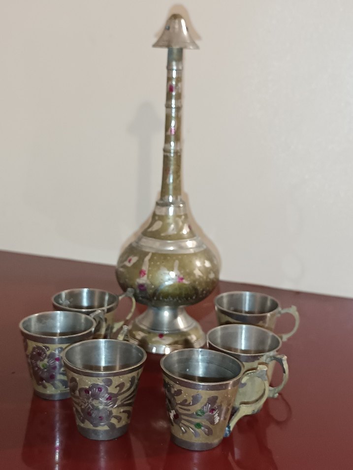 Prinç 6 adet bardak 1 adet güldanlık - Görsel 4