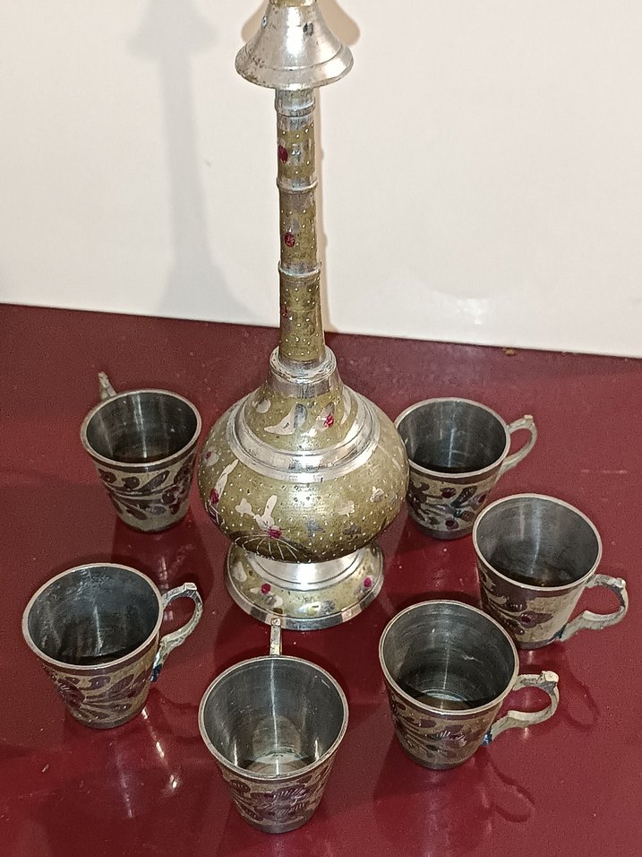 Prinç 6 adet bardak 1 adet güldanlık - Görsel 5