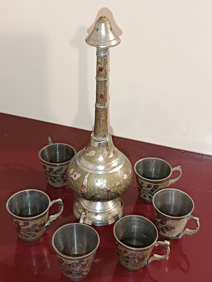 Prinç 6 adet bardak 1 adet güldanlık - Görsel 2