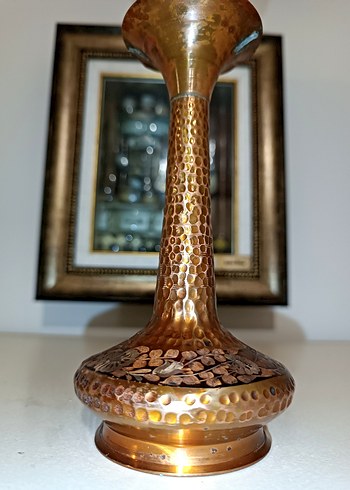 Bakır ikili vazo - Görsel 11