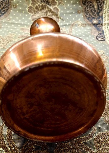 Bakır Uzun Boyunlu Vazo - Görsel 6