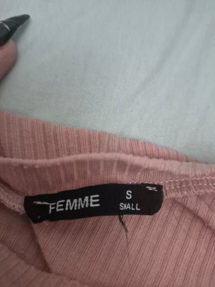 Kadın Pembe Kısa Kollu Tişört - Görsel 2