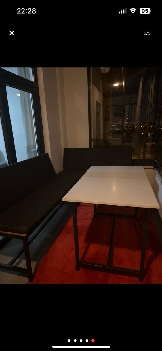 L köşe takımı yemek kahve Takımı - Görsel 2