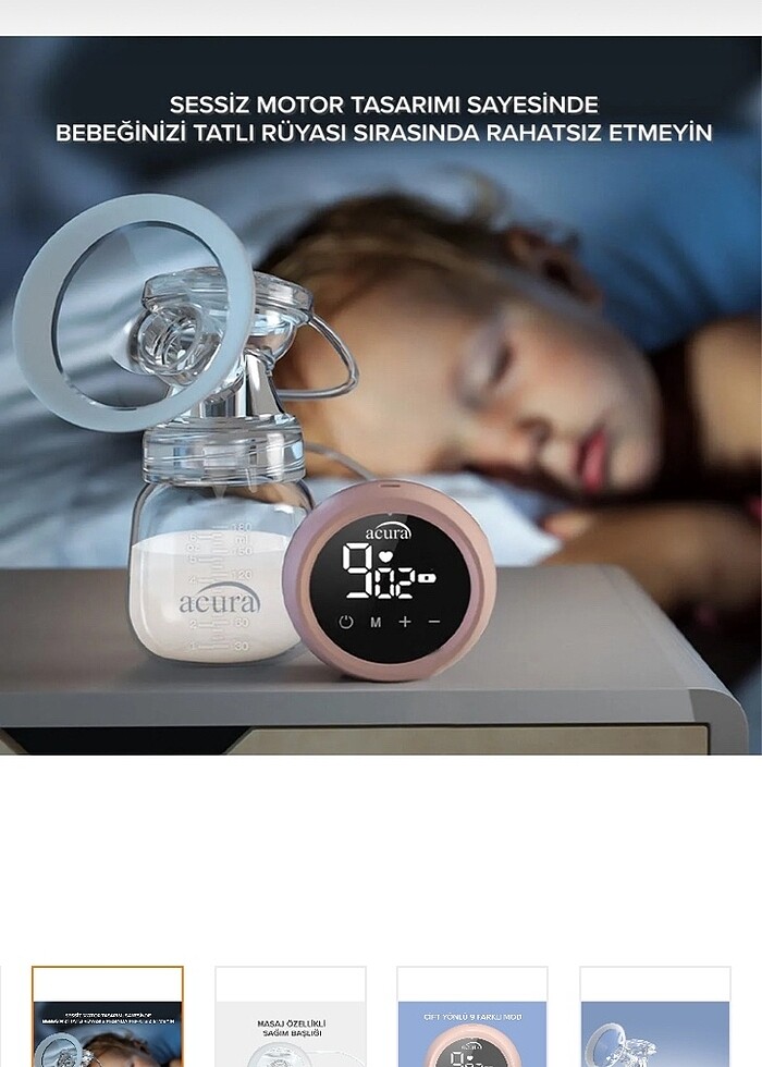 Göğüs pompası şarjlı - Görsel 4