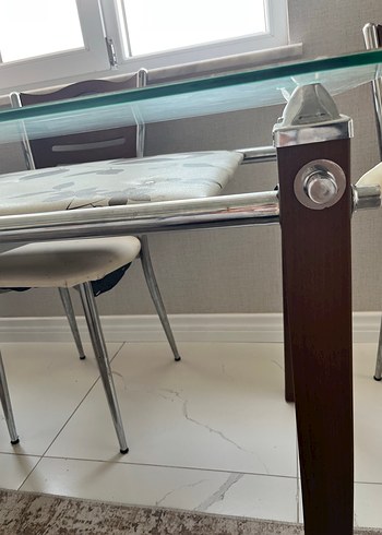 Cam yemek Masası - Görsel 3