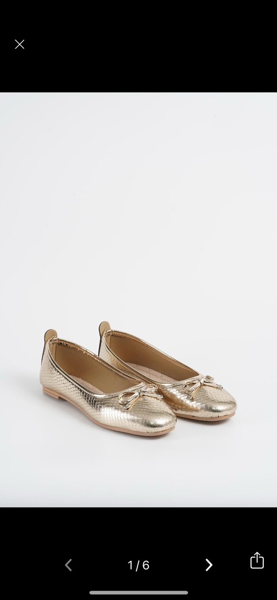 Bej Parlak Yılan Desenli Tokalı Kadın Babet - Görsel 3