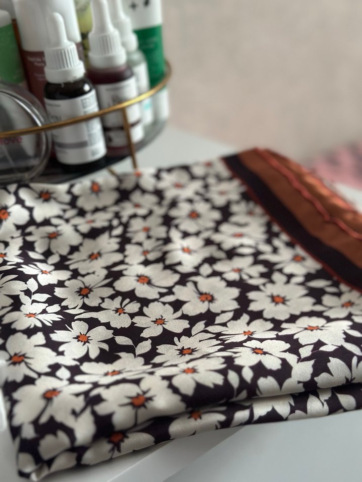 Kahverengi Bohem Kadın Eşarp - Görsel 3