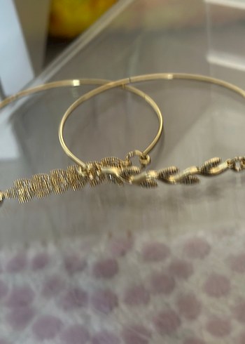 Zincir Detaylı Altın Renkli Bohem Bileklik - Görsel 5