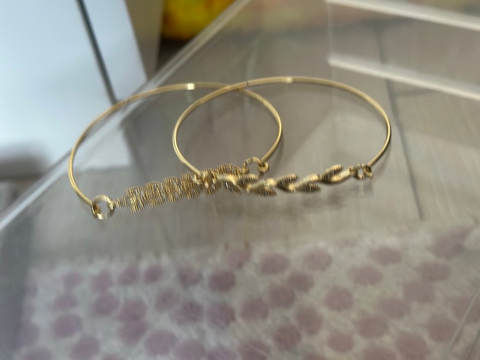 Zincir Detaylı Altın Renkli Bohem Bileklik - Görsel 5