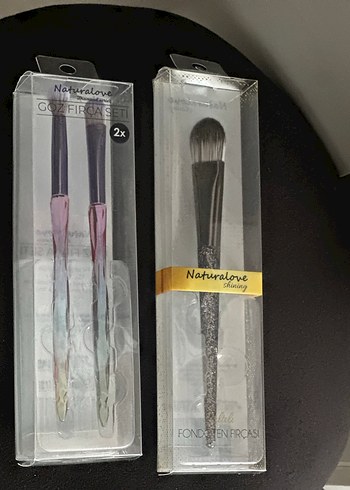 Naturalove Çok Renkli Makyaj Fırça Seti - Görsel 2