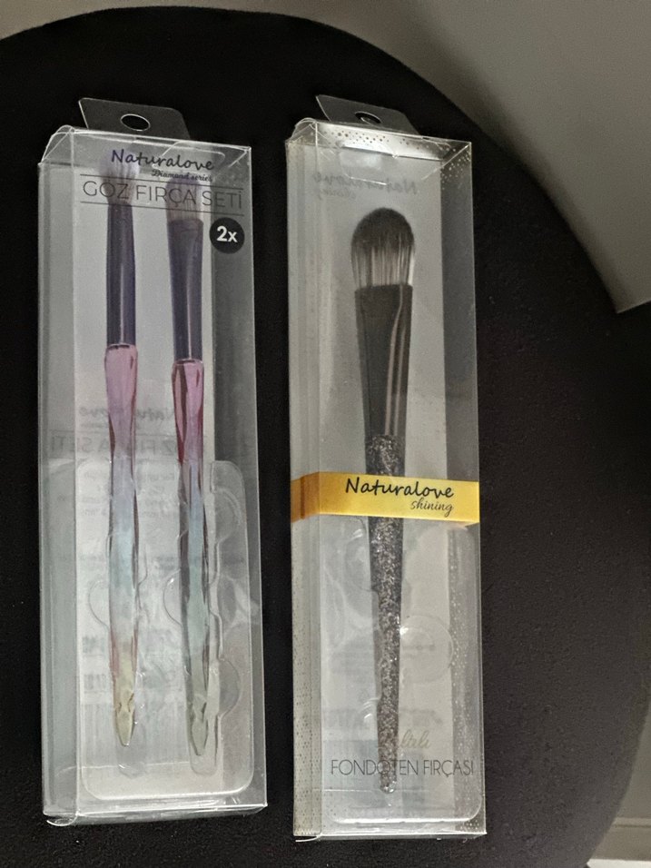 Naturalove Çok Renkli Makyaj Fırça Seti - Görsel 2