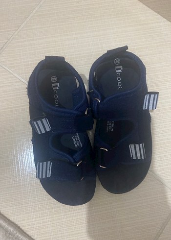 Erkek Çocuk Lacivert Cırtcırtlı Terlik - Görsel 3