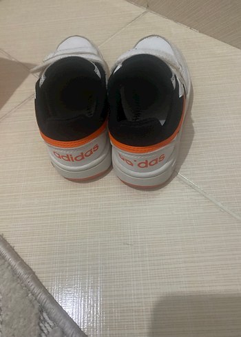 Çocuk Beyaz Adidas Sneakers Velcro - Görsel 3