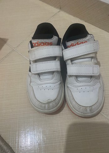 Çocuk Beyaz Adidas Sneakers Velcro - Görsel 5