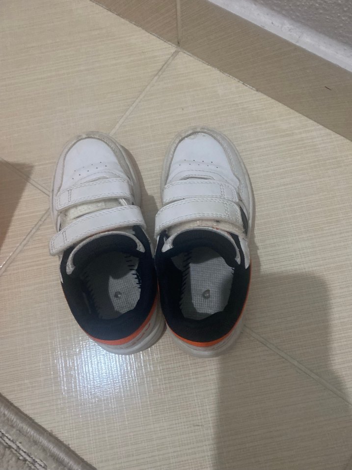 Çocuk Beyaz Adidas Sneakers Velcro - Görsel 4