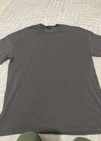 Breezy Gri Kısa Kollu Hamile Tişörtü - Görsel 2