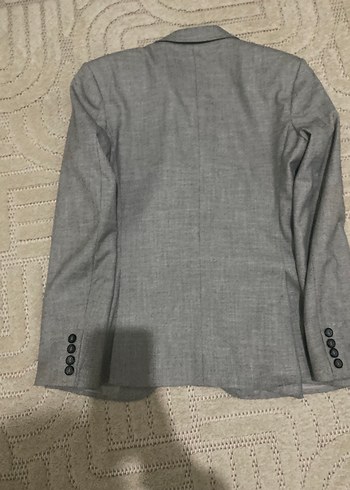 Gri Düğmeli Erkek Takım Ceketi - Görsel 2