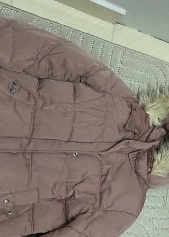 Kürklü Kapüşonlu Kadın Kışlık Mont - Görsel 2