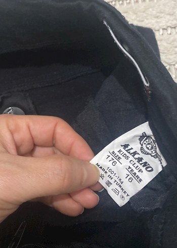 Erkek Siyah Regular Fit Denim Pantolon - Görsel 4