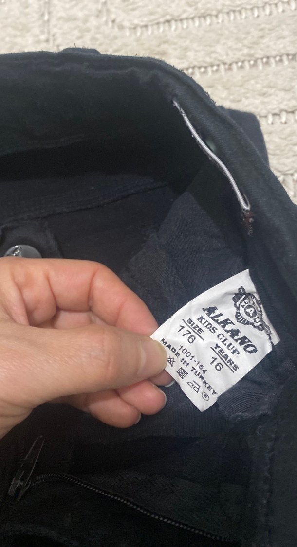 Erkek Siyah Regular Fit Denim Pantolon - Görsel 4