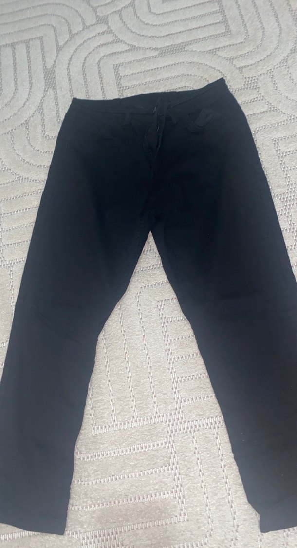 Siyah Regular Fit Kadın Denim Pantolon - Görsel 2