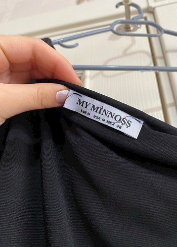 Uzun Kollu Siyah Drapeli Uzun Elbise - Görsel 7