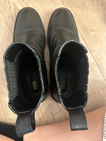Zara gerçek deri bot - Görsel 6