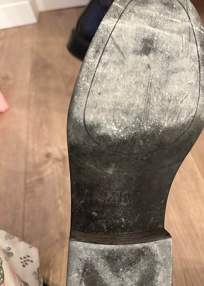 Zara gerçek deri bot - Görsel 5