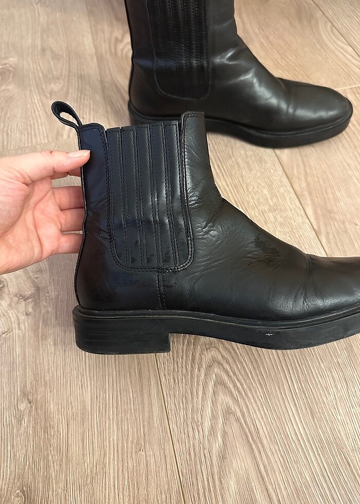 Zara gerçek deri bot - Görsel 2