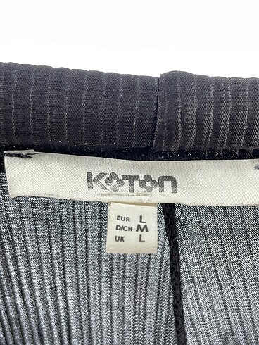 l Beden siyah Renk Koton Midi Etek %70 İndirimli.