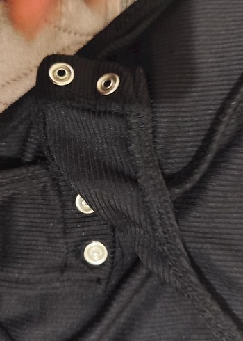 Siyah Midi Boy, Askılı badysuit - Görsel 3