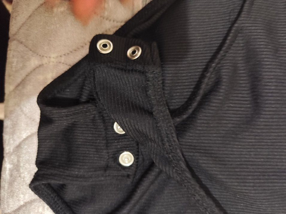 Siyah Midi Boy, Askılı badysuit - Görsel 3