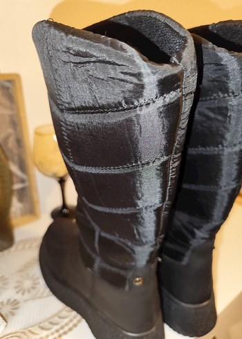 Kadın Siyah Tokalı Dolgu Topuklu inci marka - Görsel 3