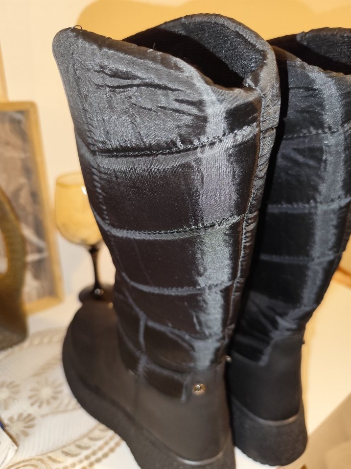 Kadın Siyah Tokalı Dolgu Topuklu inci marka - Görsel 3