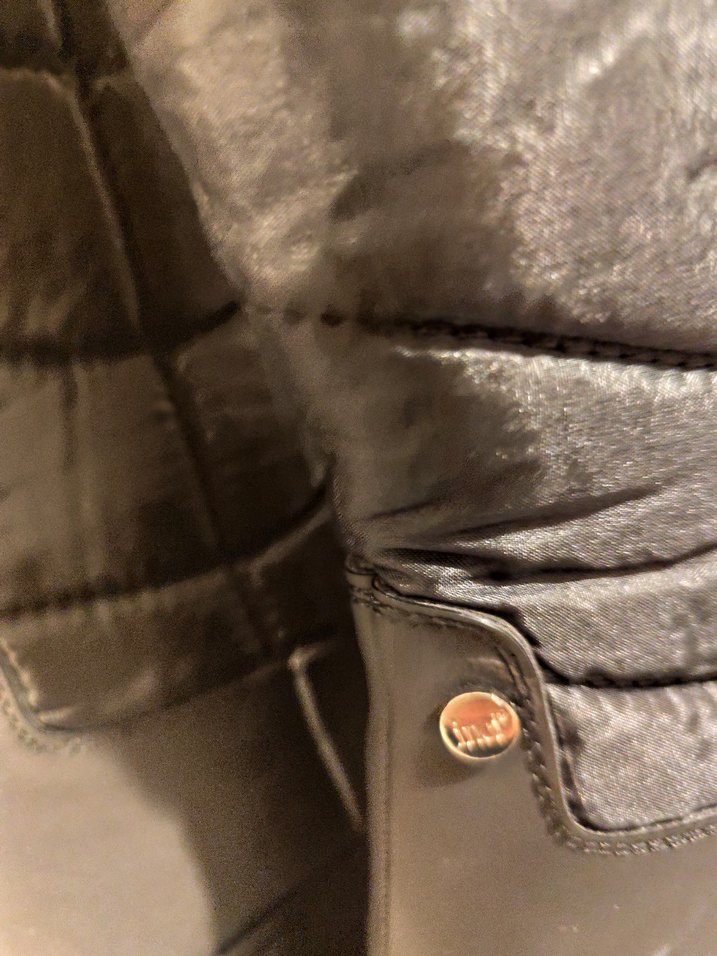 Kadın Siyah Tokalı Dolgu Topuklu inci marka - Görsel 2