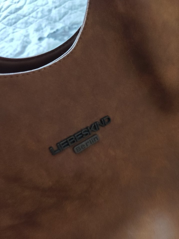 Kahverengi Süet Tokalı Kadın Çanta - Görsel 4