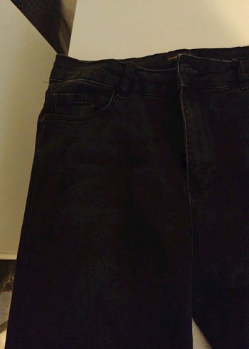 Fashion Angel Erkek Siyah Bol Kesim Midi Boy Kot Pantolon