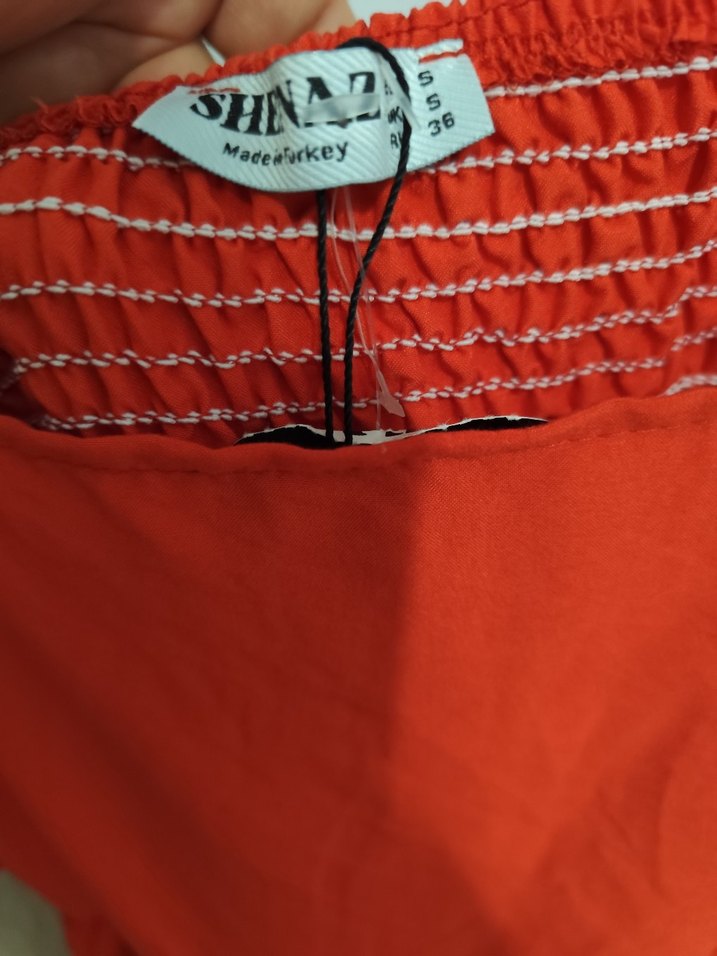 Kırmızı Salaş Elbise - Görsel 3