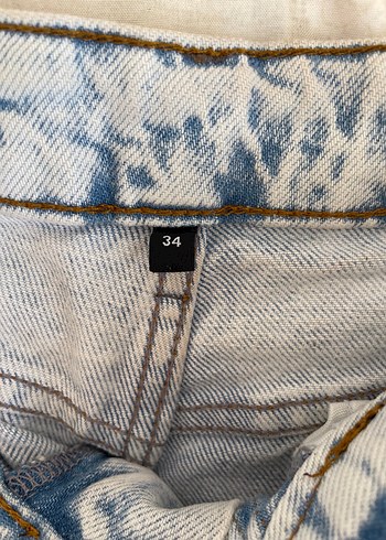 Trendyol & Milla Bej Loose Fit Midi Kadın Kot Pantolon