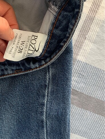 Diğer Bol paça yüksek bel kot pantolon