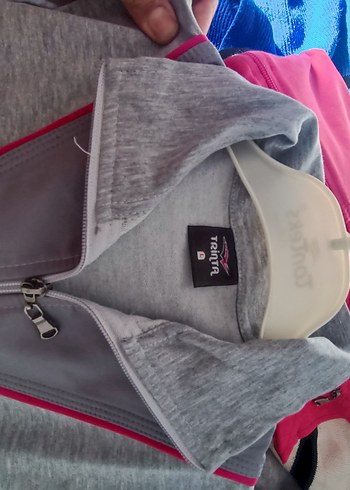 kadın spor ceket uzun fermuarlı yakalı - Görsel 3