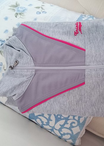 kadın spor ceket uzun fermuarlı yakalı - Görsel 4