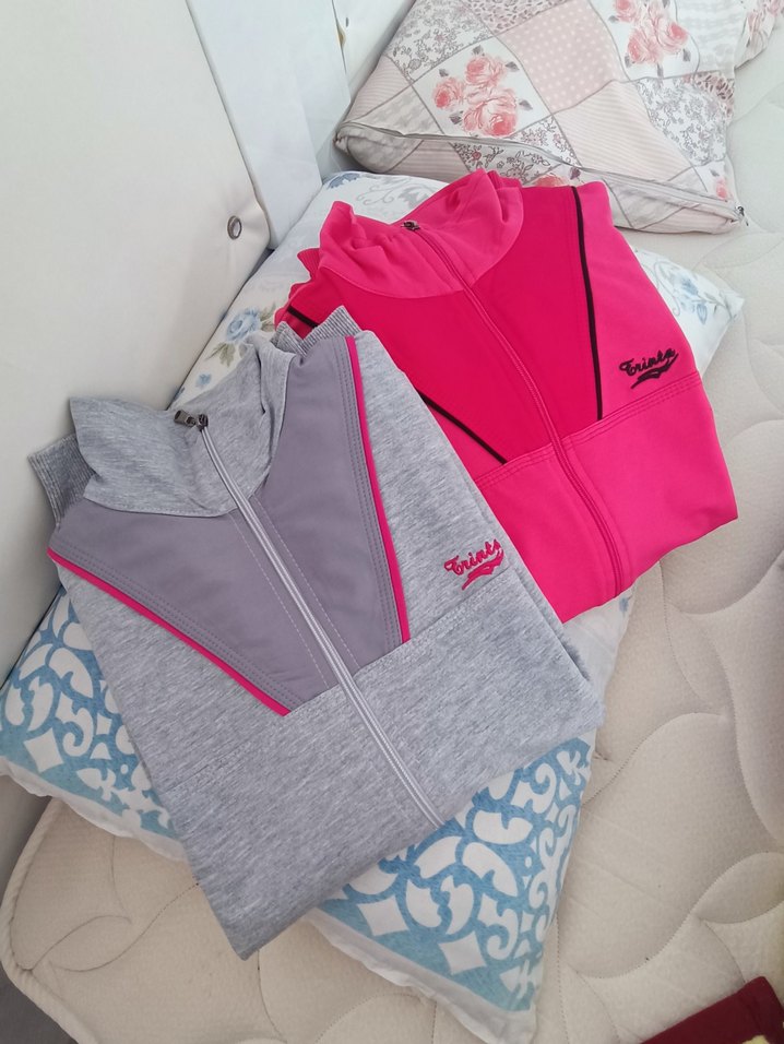 kadın spor ceket uzun fermuarlı yakalı - Görsel 5