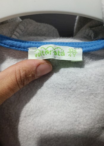 Gri Kapüşonlu Nakışlı Erkek kapşonlu ceket - Görsel 4