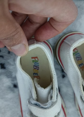 erkek Çocuk Beyaz Cırt Cırtlı Sneakers - Görsel 3