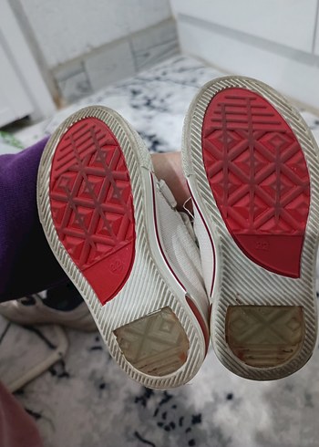 erkek Çocuk Beyaz Cırt Cırtlı Sneakers - Görsel 4