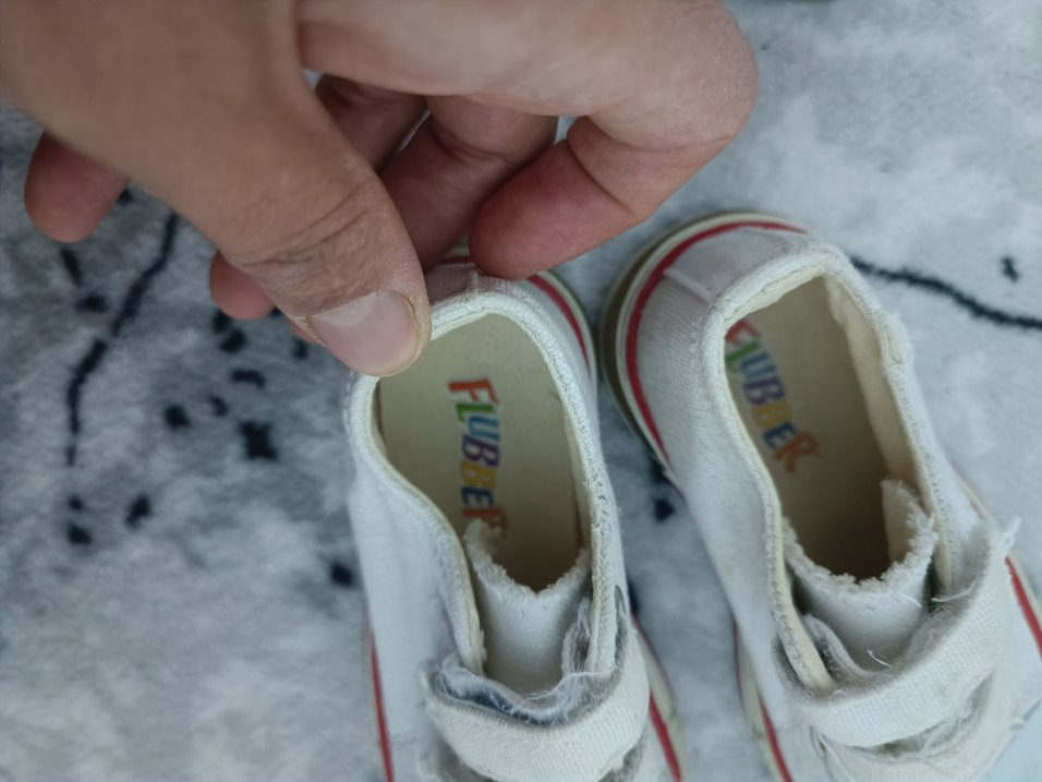 erkek Çocuk Beyaz Cırt Cırtlı Sneakers - Görsel 3